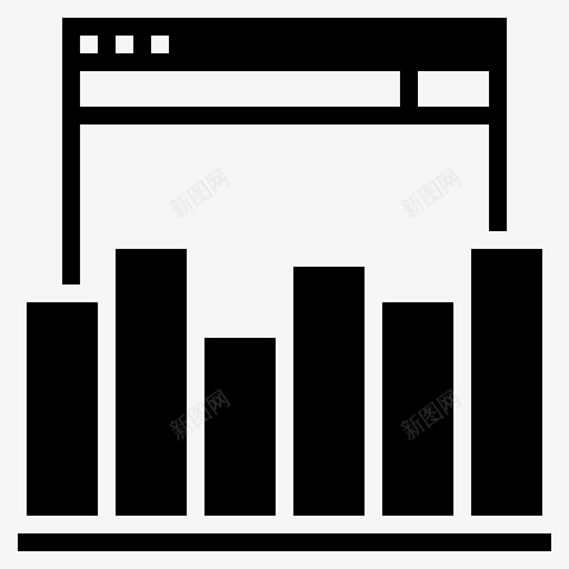 在线统计趋势网络趋势图标svg_新图网 https://ixintu.com 在线统计 网络趋势 趋势