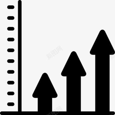 增加箭头提升图标图标