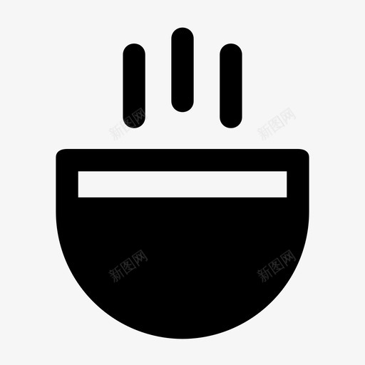 碗汤图标svg_新图网 https://ixintu.com 汤 碗