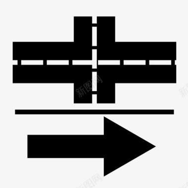 交叉方向方向标志右方向图标图标
