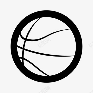 篮球徽章体育徽章图标图标