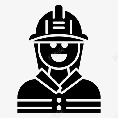 消防员头像设备图标图标