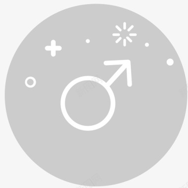 icon－男－圆形图标