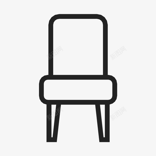椅子家具客厅图标svg_新图网 https://ixintu.com 客厅 家具 房间 椅子