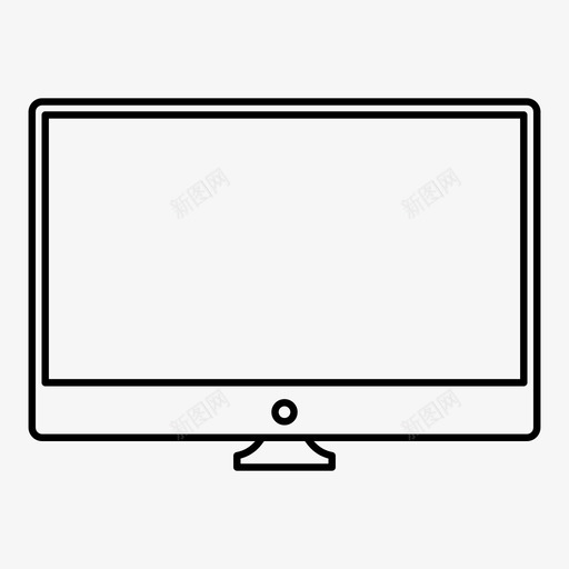 imac计算机显示器图标svg_新图网 https://ixintu.com imac 技术 显示器 计算机