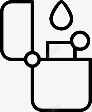 打火机点火器zippo图标图标