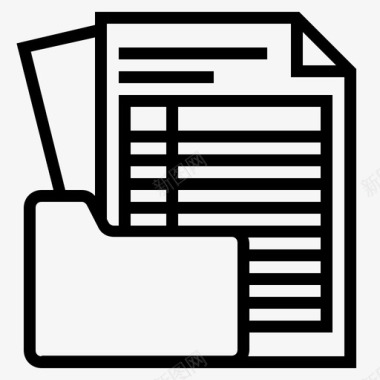 文件归档业务文档业务报告图标图标
