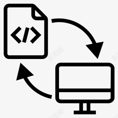 网页软件开发网页开发图标图标
