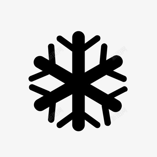 雪天气基本图标3svg_新图网 https://ixintu.com 基本图标3 天气 雪