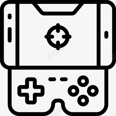 移动游戏控制器开发视频游戏图标图标