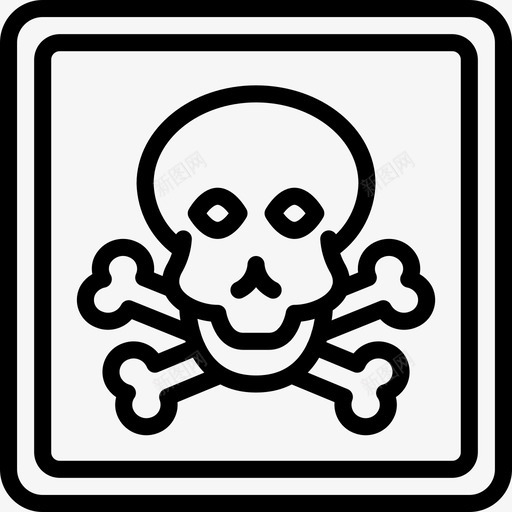 有毒区域健康安全图标svg_新图网 https://ixintu.com 健康 健康安全大纲 安全 有毒区域 标志