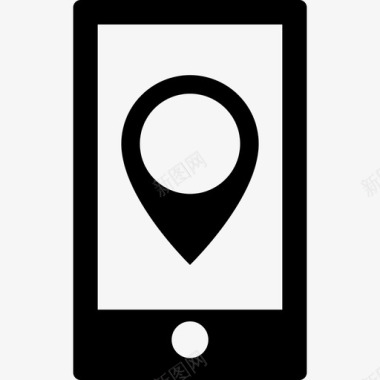 mappin智能手机地址目的地图标图标