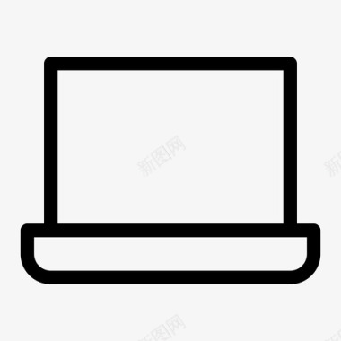 笔记本电脑计算机电子图标图标