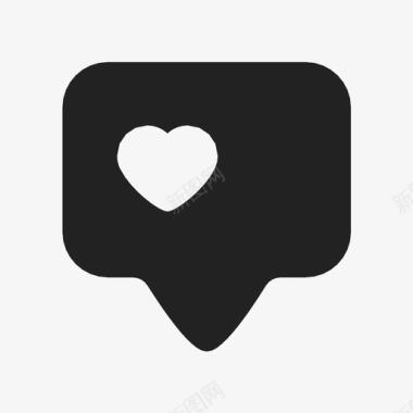 新喜欢心instagram图标图标