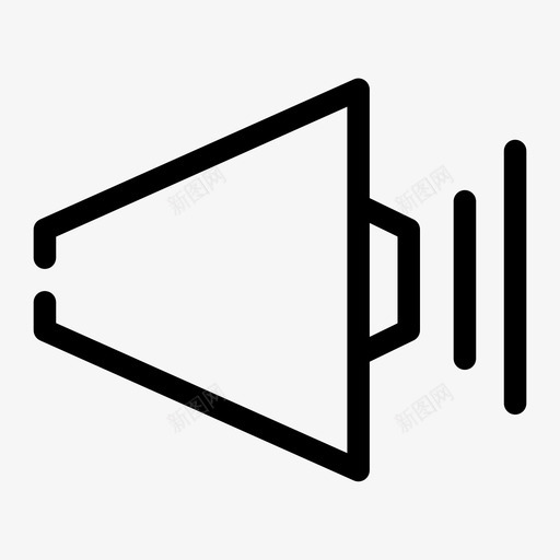 扬声器启用歌曲声音图标svg_新图网 https://ixintu.com 声音 扬声器启用 歌曲 混合2间隙介质 音量