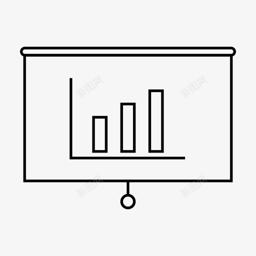 演示黑板图形图标svg_新图网 https://ixintu.com 图形 增加 学习 学校 教育 演示 黑板