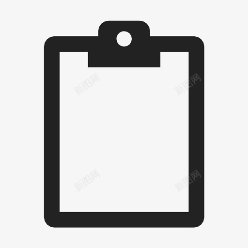 剪贴板清单笔记图标svg_新图网 https://ixintu.com 剪贴板 办公室 清单 笔记 纸张