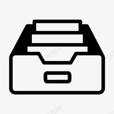 收件箱档案文件图标图标