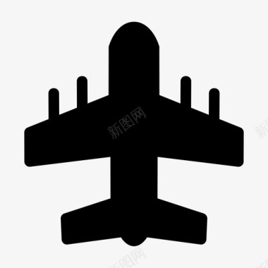航空公司飞机波音图标图标