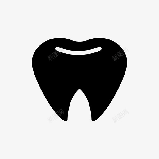 牙齿牙医保健图标svg_新图网 https://ixintu.com 保健 医学字形图标 医疗 口腔 牙医 牙齿