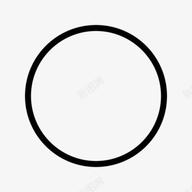 圆圈未选中箭头和导航图标图标
