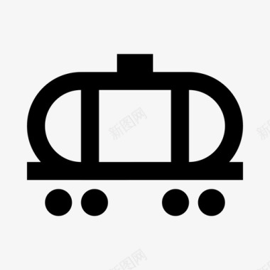 油罐汽油铁路图标图标