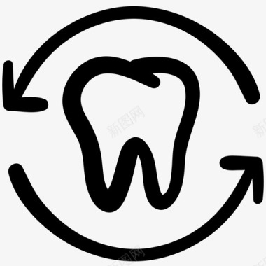 牙科护理牙医医疗图标图标