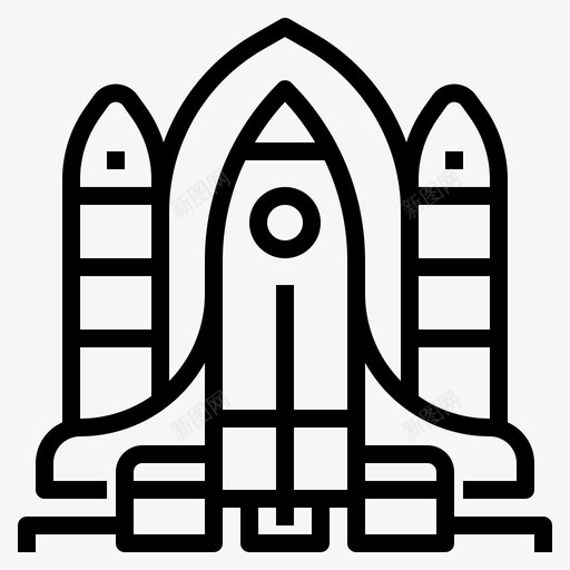 宇宙飞船航空航天火箭图标svg_新图网 https://ixintu.com 宇宙飞船 火箭 空间站 航空航天 航空航天和天文学