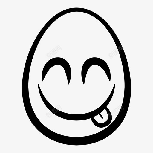 脸品尝美食蛋头表情复活节表情图标svg_新图网 https://ixintu.com 人 复活节 社交 脸品尝美食蛋头表情 蛋头表情 表情