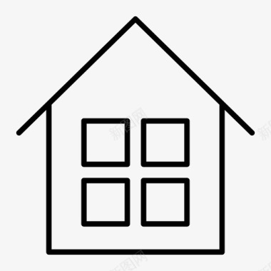 家公寓家庭图标图标