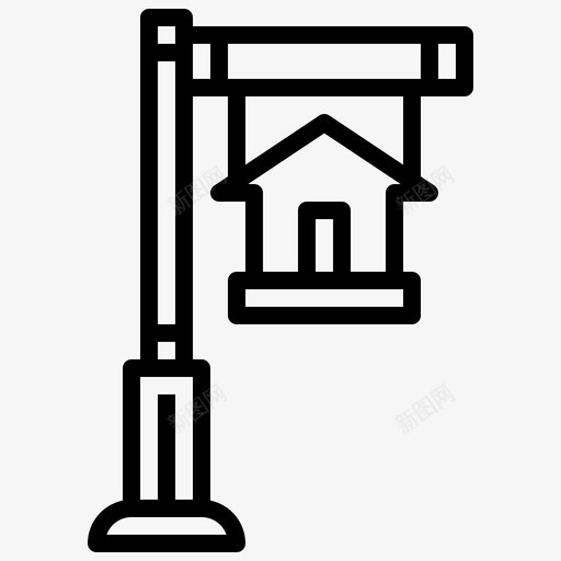 房屋平面图房屋房地产图标svg_新图网 https://ixintu.com 房地产 房屋 房屋平面图 标牌