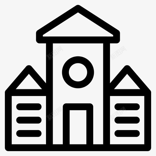 政府办公室建筑建筑和建筑图标svg_新图网 https://ixintu.com 建筑 建筑和建筑 政府办公室