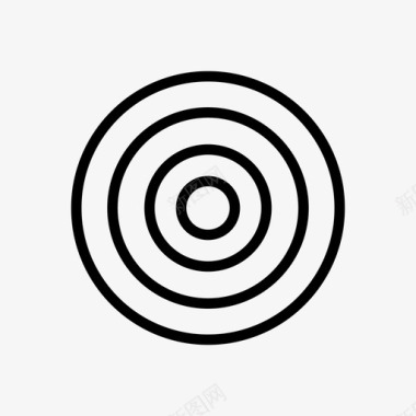 目标圆圈基本图标图标