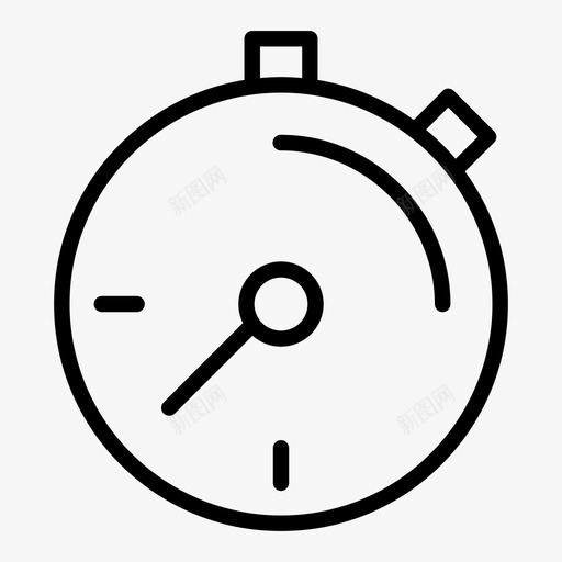 计时器性能秒表图标svg_新图网 https://ixintu.com 性能 秒表 计时器