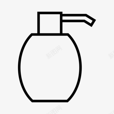 香水瓶子容器图标图标