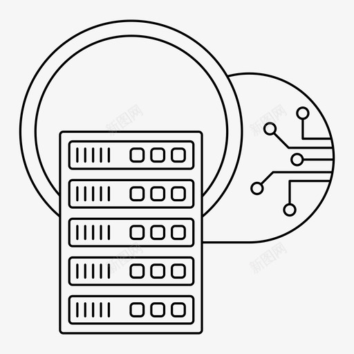 云存储大数据第一卷概述图标svg_新图网 https://ixintu.com 云存储 大数据第一卷概述