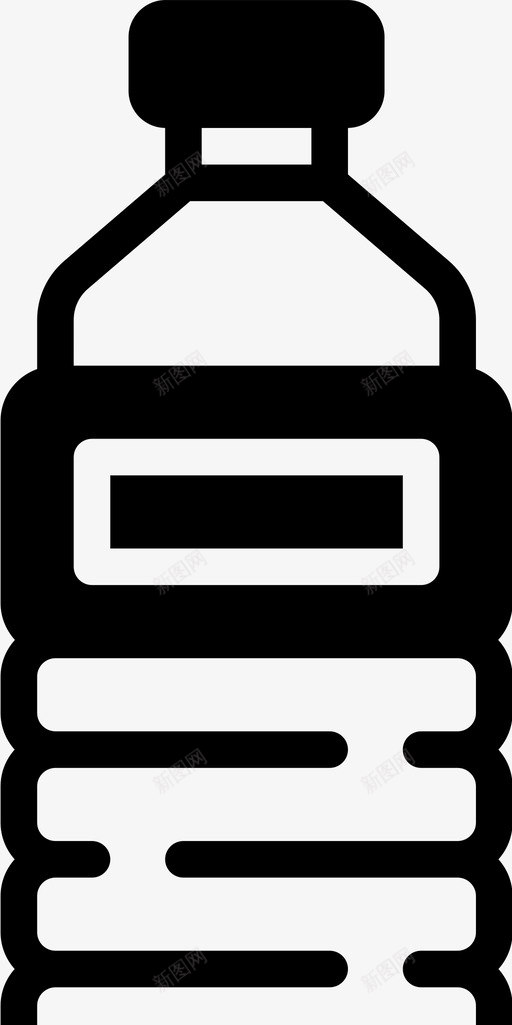 水瓶烹饪吃图标svg_新图网 https://ixintu.com 厨房 吃 水瓶 漂亮食品卷1固体 烹饪 食物 餐食