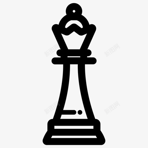 皇后象棋棋盘逻辑图标svg_新图网 https://ixintu.com 棋盘 皇后象棋 策略 逻辑