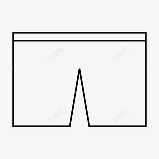 泳裤假日裤子图标svg_新图网 https://ixintu.com 假日 假期 夏天 泳裤 裤子