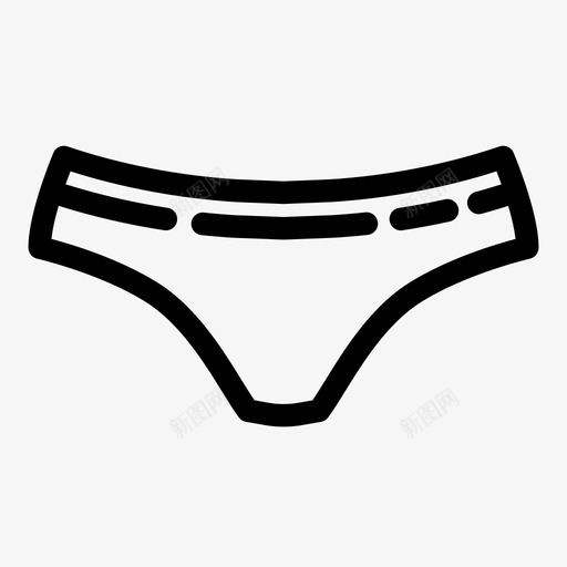 内裤衣服女性图标svg_新图网 https://ixintu.com 内衣 内裤 基本pt1 女性 性感 衣服