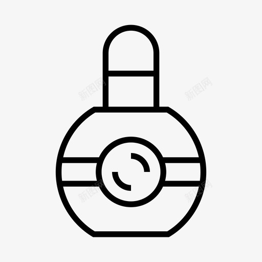 瓶容器化妆品图标svg_新图网 https://ixintu.com 包装 化妆品 容器 瓶 香水