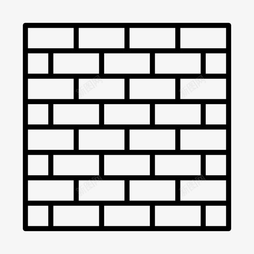 砖纹理形状瓷砖图标svg_新图网 https://ixintu.com 形状 瓷砖 砖纹理