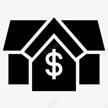 房屋买卖房地产房屋再抵押图标图标