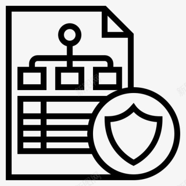 安全文件机密文件受保护文件图标图标