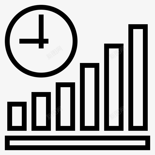 柱状图业务改进业务优化图标svg_新图网 https://ixintu.com 业务优化 业务改进 增加利润 柱状图