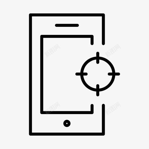 全球定位系统移动设备手机图标svg_新图网 https://ixintu.com 全球定位系统 手机 智能手机 移动设备
