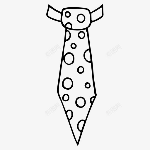 领带男式男式配件图标svg_新图网 https://ixintu.com 男式 男式服装 男式配件 领带