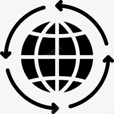 世界各地地区全球定位系统图标图标
