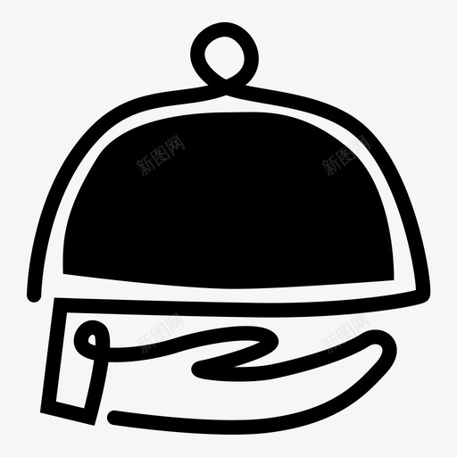 准备好了餐具饭菜图标svg_新图网 https://ixintu.com 上菜 准备好了 服务员 餐具 餐厅 饭菜