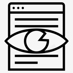 分析网站页面浏览分析网站页面搜索引擎优化图标高清图片